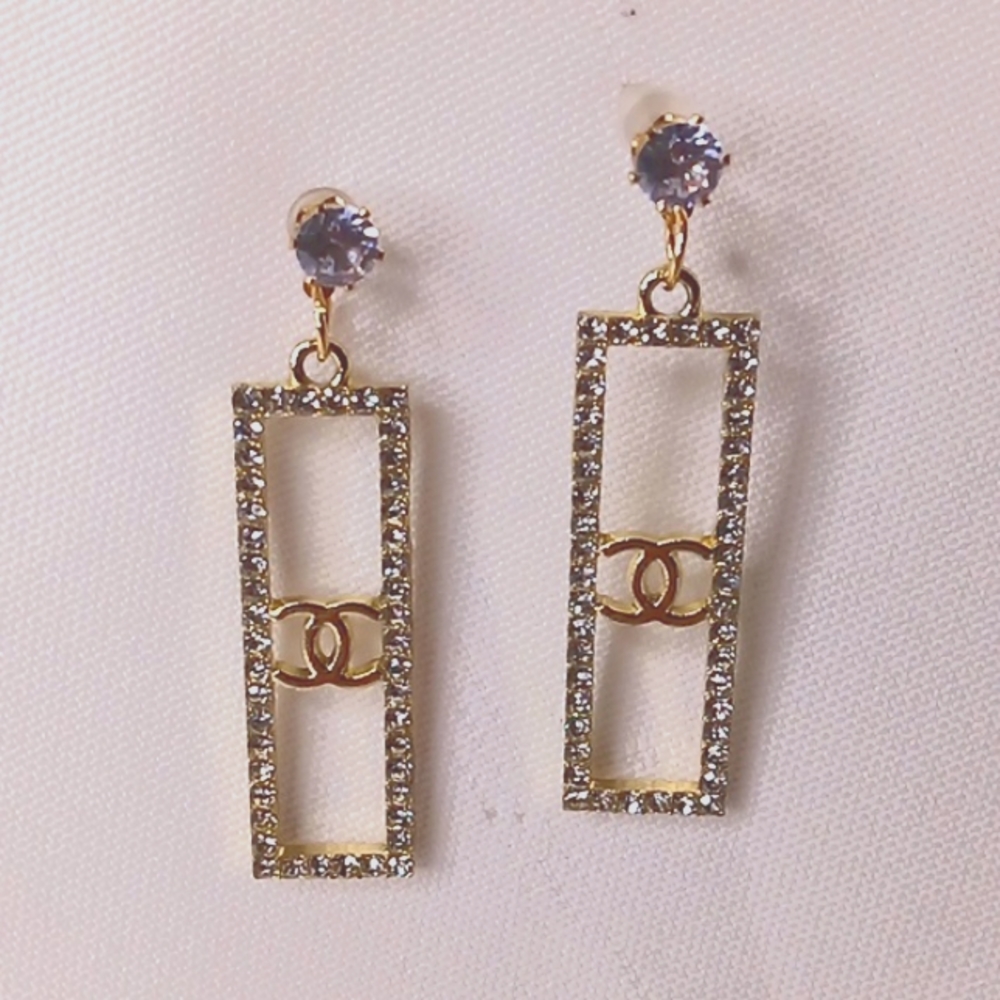 S925 Drop dangle fashion studs